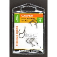 Гачки для лову риби, GC Carper, 8шт/уп, колір BN, розмір №6